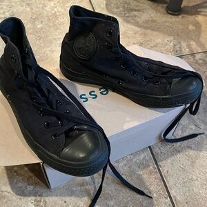 HP Converse Chuck Taylor All Star Canvas High Top Sneaker back monochrome 6M 8 W